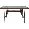 Lauko stalas Majorca Duo, 120x70x70 cm, rudas