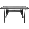 Lauko stalas Majorca Duo, 150x80x70 cm, juodas