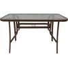 Lauko stalas Majorca Duo, 150x80x70 cm, rudas