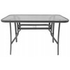 Lauko stalas Majorca Duo, 150x80x70 cm, pilkas