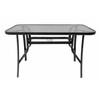 Lauko stalas Majorca Duo, 150x80x70 cm, pilkas