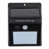 LED šviestuvas su saulės baterija ir judesio davikliu, 20 LED