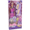 Lėlė Anlily ilgais violetiniais plaukais