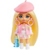 Lėlė Barbie Extra Mini Minis su berete ir kitais priedais