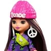 Lėlė Barbie Extra Mini Minis su kepure ir kitais priedais