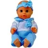Lėlė kūdikis su priedais, 30 cm, mėlyna