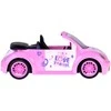 Lėlių automobilis Cabrio su pultu, rožinis