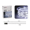 Lempučių girlianda ant ritės 500 LED Micro, šaltai balta, 3+50m