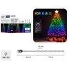 Lempučių girlianda SMART 100 LED RGB USB su pultu, 10+0.6m