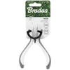 Lenktos replės Bradas MINI Baltas LINE, 125 mm, nikeliuotos