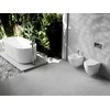 Lėtai nusileidžiantis klozeto dangtis Besco Aspen Slim, Baltas