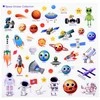 Lipdukų albumas - kosmoso planetos
