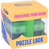 Loginė 3D dėlionė - galvosūkis "Puzzle Lock", žalia