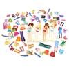 Magnetinė medinė dėlionė Fashion Dress Up