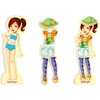 Magnetinė medinė dėlionė Fashion Dress Up