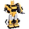 Magnetinis robotas transformeris 2in1, geltonas