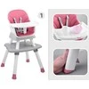 Maitinimo kėdutė - rinkinys 6in1, rožinė