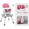 Maitinimo kėdutė - rinkinys 6in1, rožinė