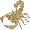 Medinė 3D dėlionė Scorpion, 35 d.