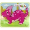 Medinė dėlionė Dinozauras, violetinis