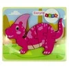 Medinė dėlionė Dinozauras, violetinis