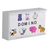 Mediniai domino su augintiniais vaikams