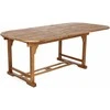 Medinių lauko baldų komplektas Akacja Oval, 165+50+50 cm, 10+1