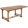 Medinių lauko baldų komplektas Akacja Oval, 165+60+60 cm, 10+1
