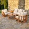 Medinių lauko baldų komplektas NUVIA CAFFE - ACACIA WOOD