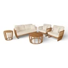 Medinių lauko baldų komplektas NUVIA CAFFE - ACACIA WOOD