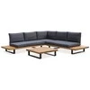 Medinių lauko baldų komplektas OSLO CAFFE Acacia Wood