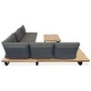 Medinių lauko baldų komplektas OSLO CAFFE Acacia Wood