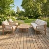 Medinių lauko baldų komplektas SKALA CAFFE - Acacia Wood