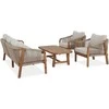 Medinių lauko baldų komplektas SKALA CAFFE - Acacia Wood