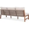 Medinių lauko baldų komplektas SKALA CAFFE Corner - Acacia Wood