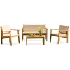 Medinių lauko baldų komplektas VIKA CAFFE - Acacia Wood