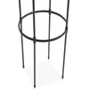 Metalinė atrama vijokliniams augalams, 180 cm, juoda