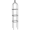 Metalinė atrama vijokliniams augalams, 180 cm, juoda