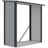 Metalinė malkinė DENVER 6x3, Light Pilkas