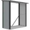 Metalinė malkinė DENVER 6x3, Light Pilkas