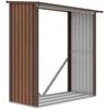 Metalinė malkinė DENVER 6x3, Walnut