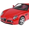 Metalinis automobilis Alfa Romeo 8C su šviesos ir garso efektais