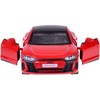 Metalinis automobilis AUDI RS e-tron GT su garso ir šviesos efektais, raudonas