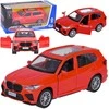 Metalinis automobilis BMW X5M, raudonas