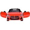 Metalinis automobilis BMW Z4 M40i su garso ir šviesos efektais, raudonas