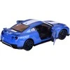 Metalinis automobilis Nissan GT-R, mėlynas