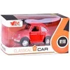 Metalinis automobilis su garso ir šviesos efektais, raudonas