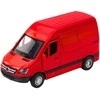 Metalinis automobilis su šviesos ir garso efektais, raudonas