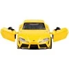Metalinis automobilis Toyota GR Supra, geltonas