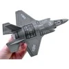 Metalinis karinis naikintuvas F-25 su garsais ir šviesom, pilkas